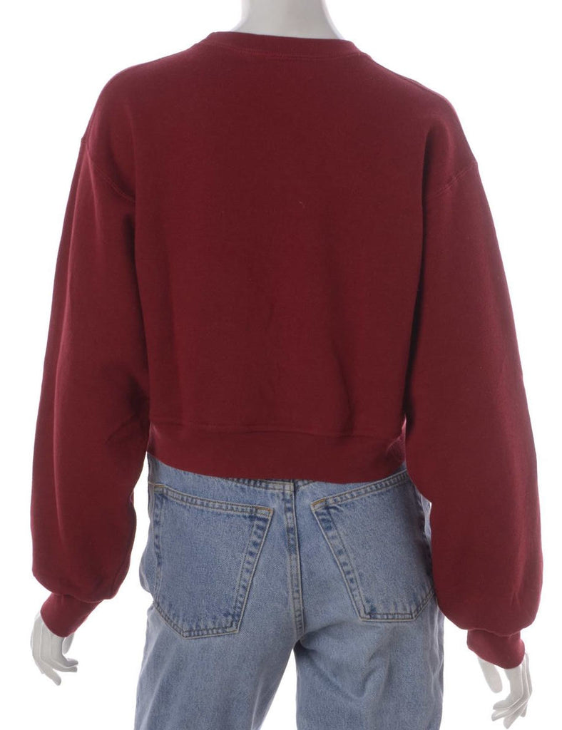 Beyond Retro Label Label Louise Cropped Sports Sweatshirt