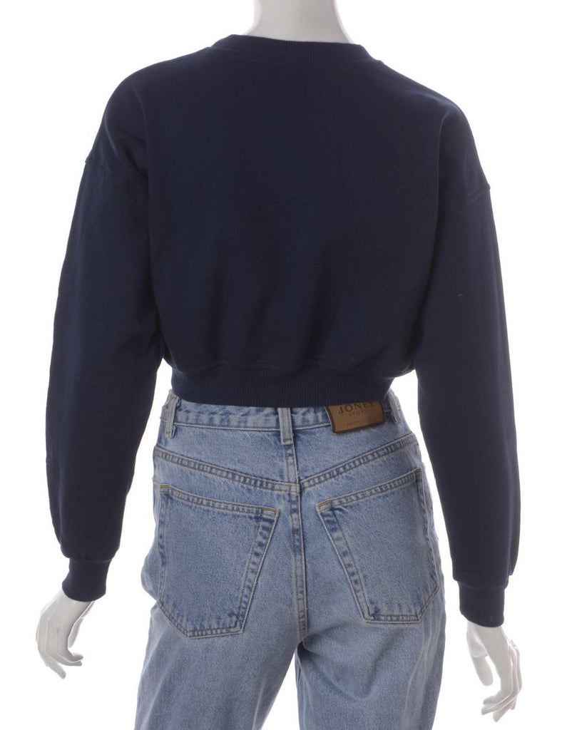 Beyond Retro Label Label Louise Cropped Sports Sweatshirt