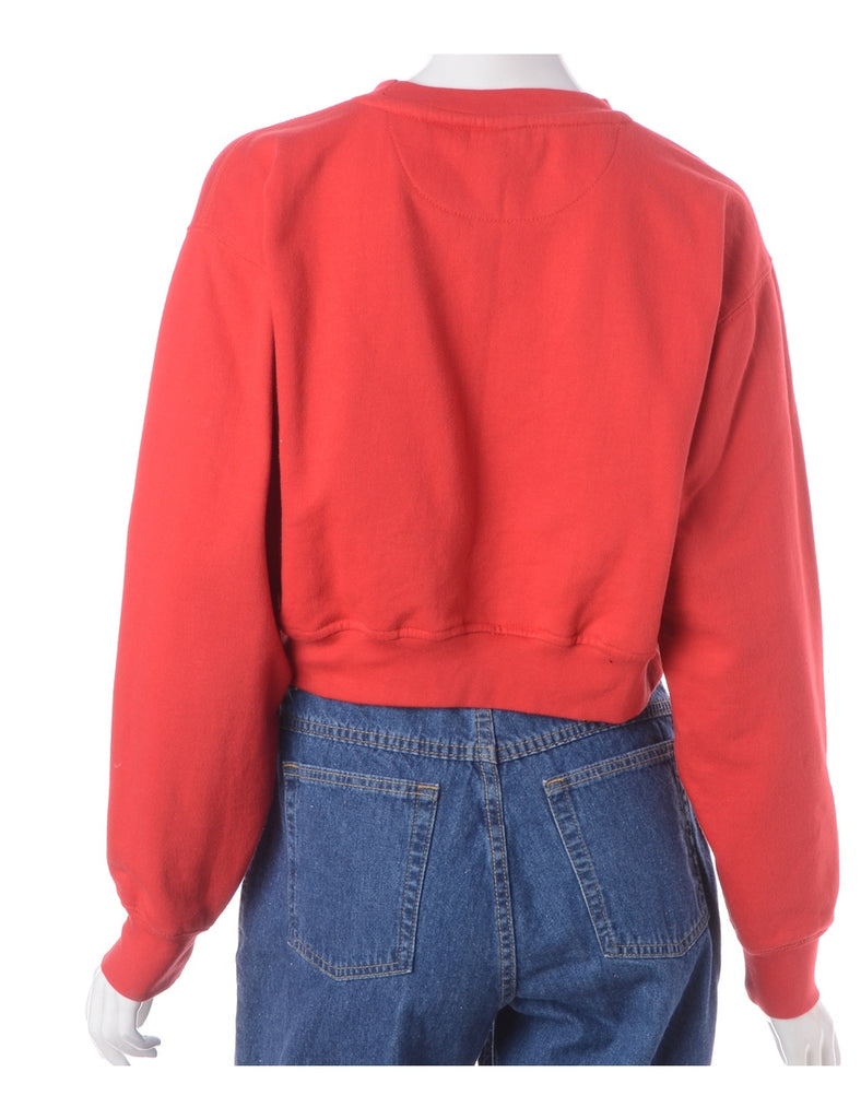 Beyond Retro Label Label Louise Cropped Sports Sweatshirt