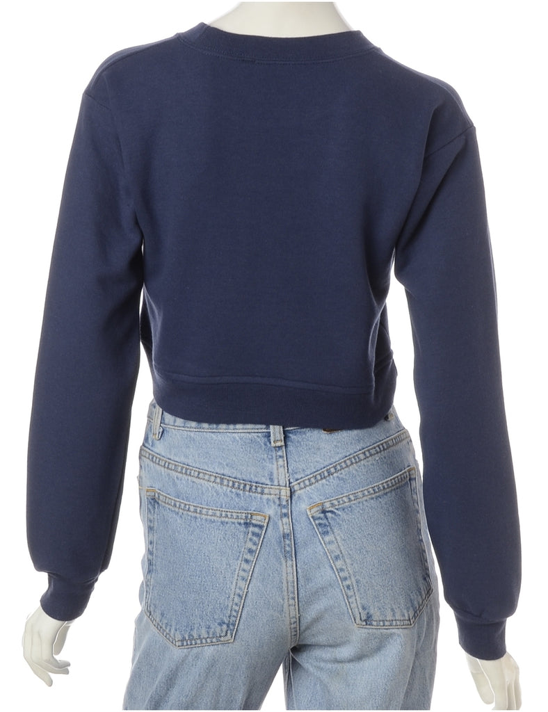 Beyond Retro Label Label Louise Cropped Sports Sweatshirt