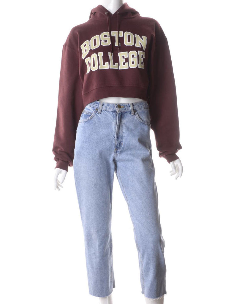 Beyond Retro Label Label Louise Cropped Sports Sweatshirt