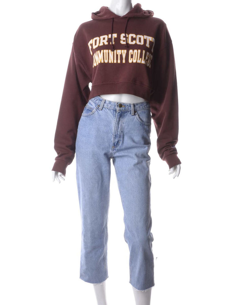 Beyond Retro Label Label Louise Cropped Sports Sweatshirt