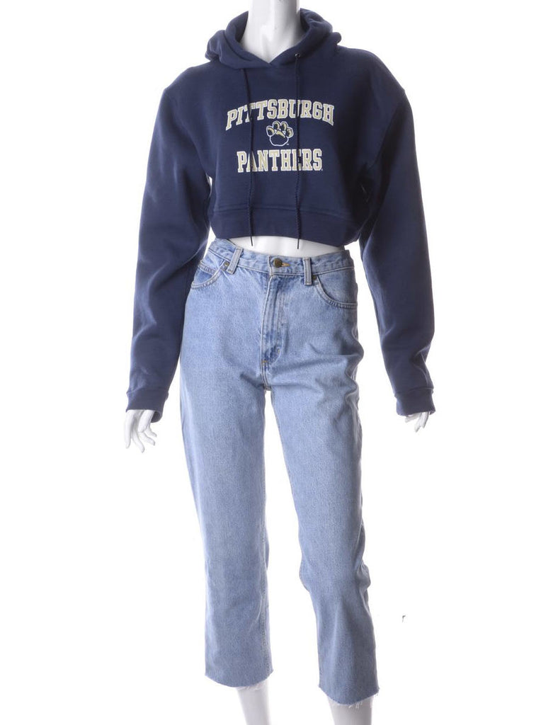 Beyond Retro Label Label Louise Cropped Sports Sweatshirt