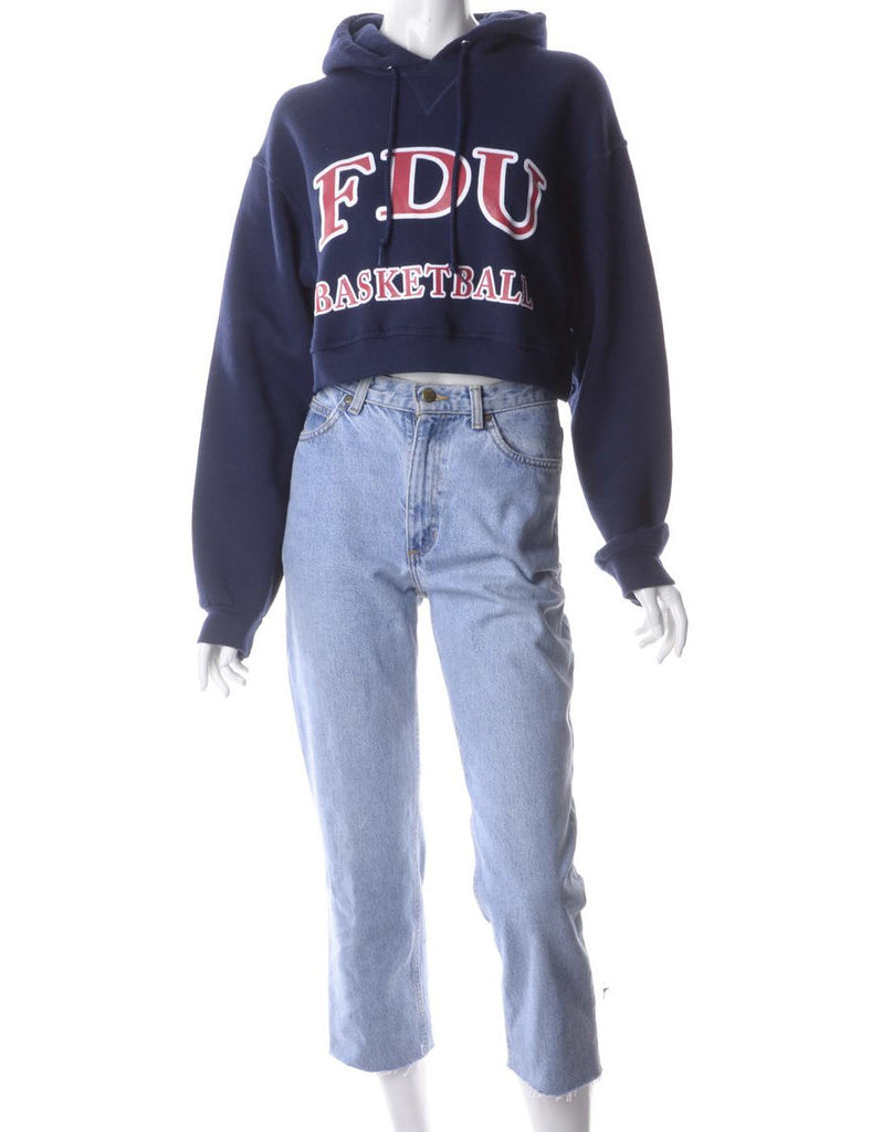 Beyond Retro Label Label Louise Cropped Sports Sweatshirt