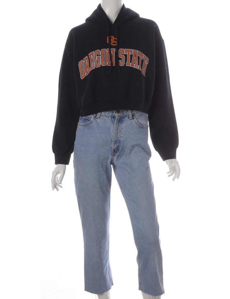 Beyond Retro Label Label Louise Cropped Sports Sweatshirt
