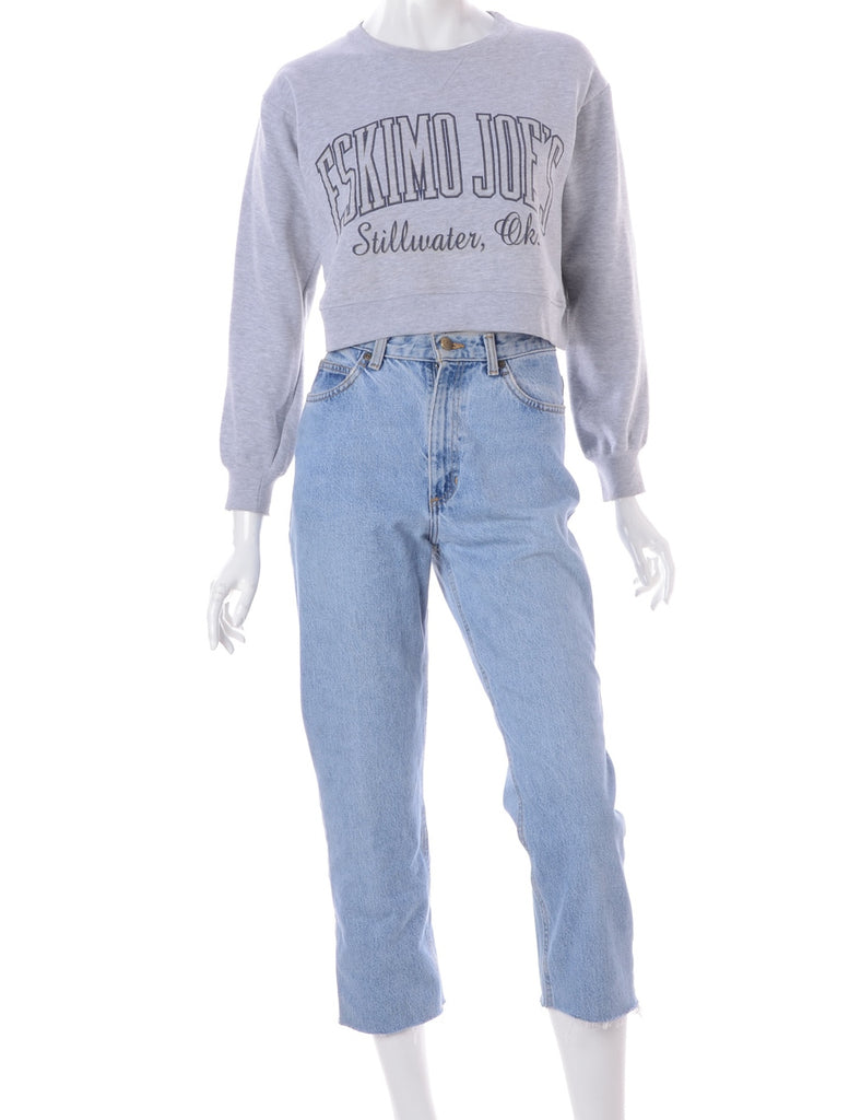 Beyond Retro Label Label Louise Cropped Sports Sweatshirt