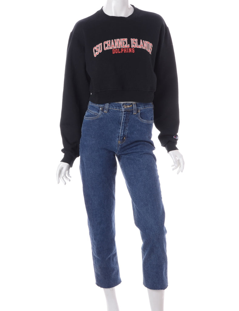 Beyond Retro Label Label Louise Cropped Sports Sweatshirt