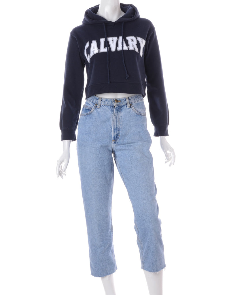 Beyond Retro Label Label Louise Cropped Sports Sweatshirt