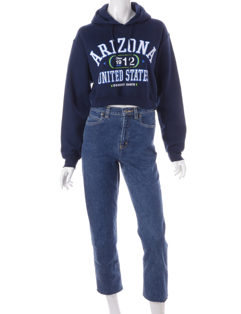Beyond Retro Label Label Louise Cropped Sports Sweatshirt
