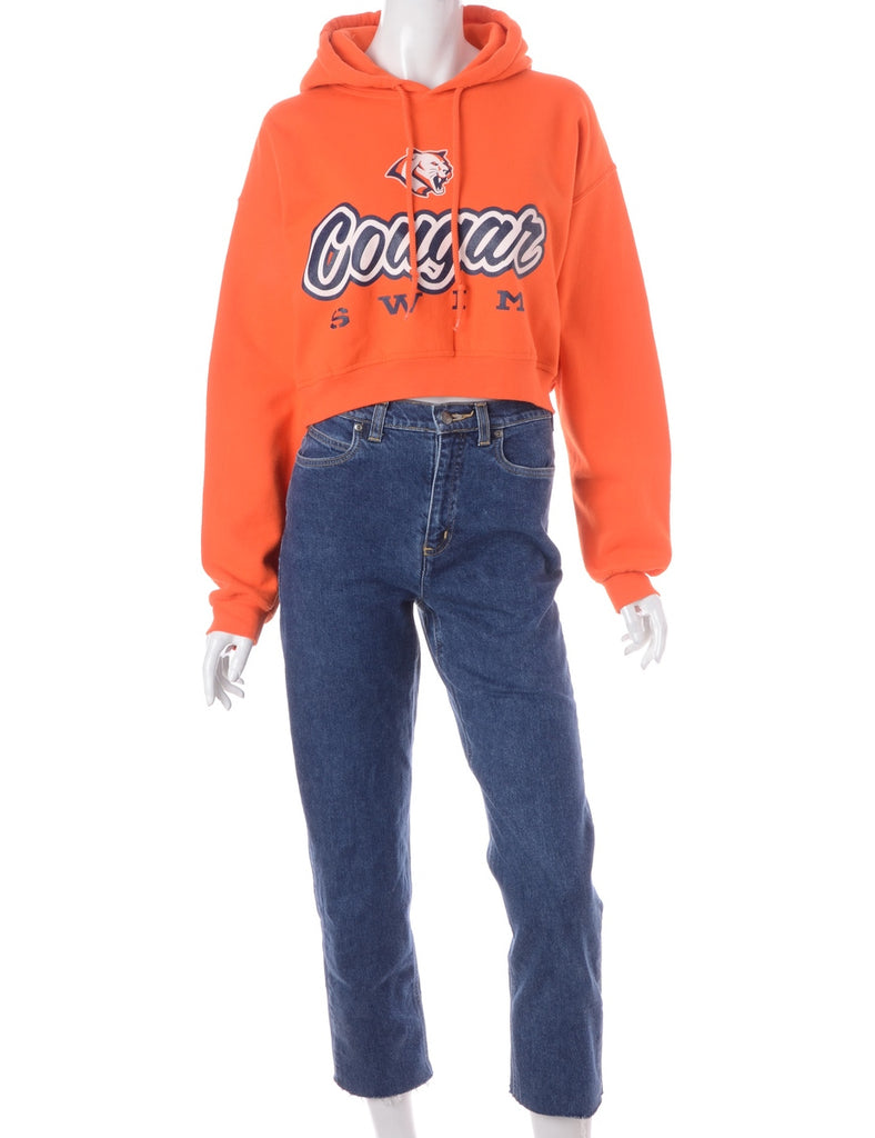 Beyond Retro Label Label Louise Cropped Sports Sweatshirt
