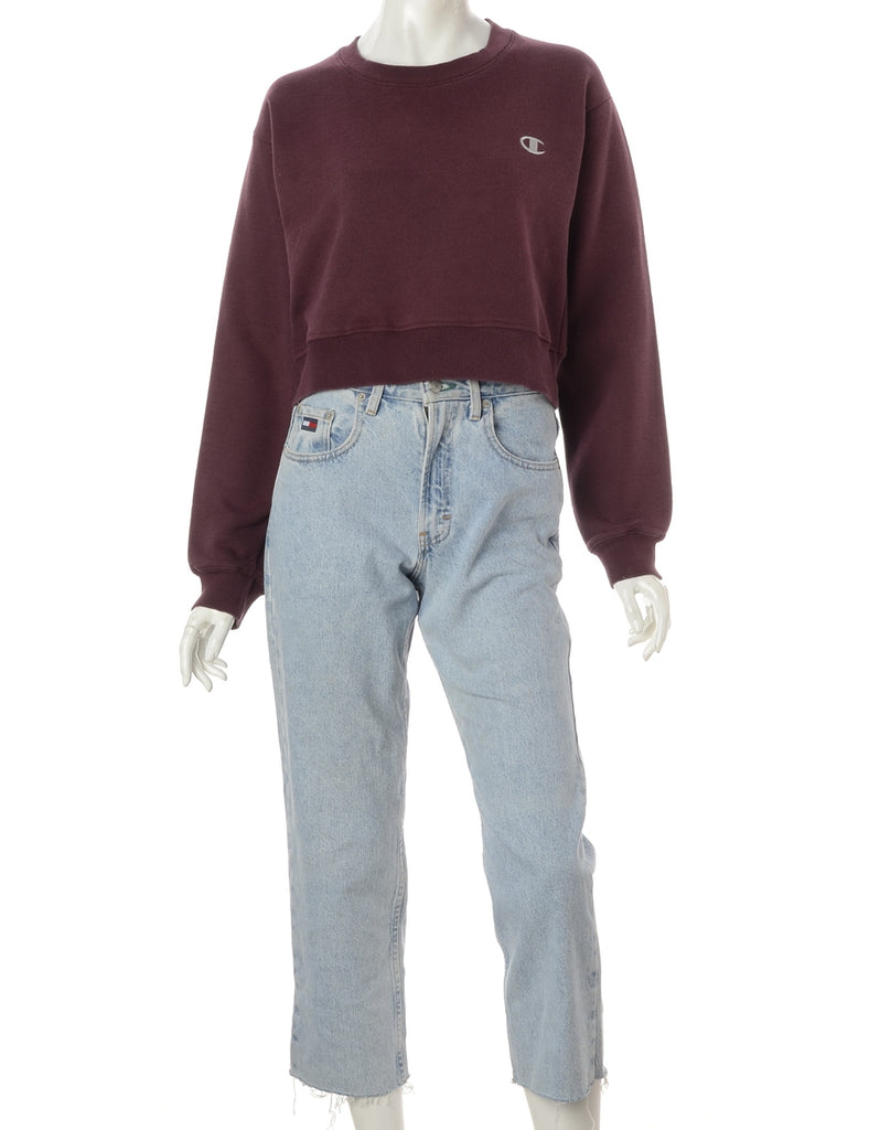 Beyond Retro Label Label Louise Cropped Sports Sweatshirt