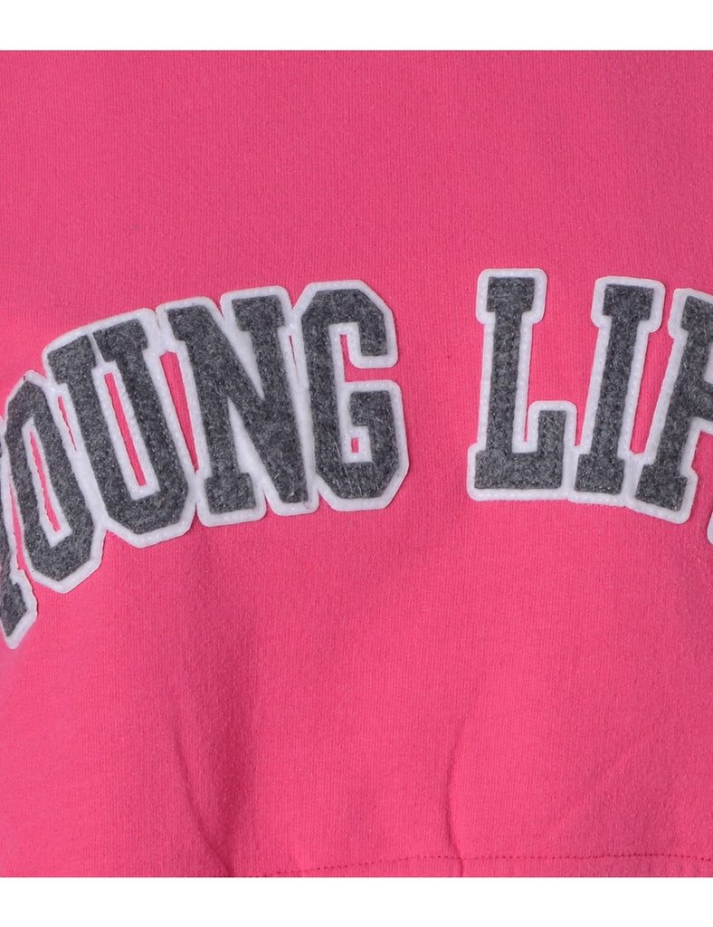 Beyond Retro Label Label Louise Cropped Sports Sweatshirt