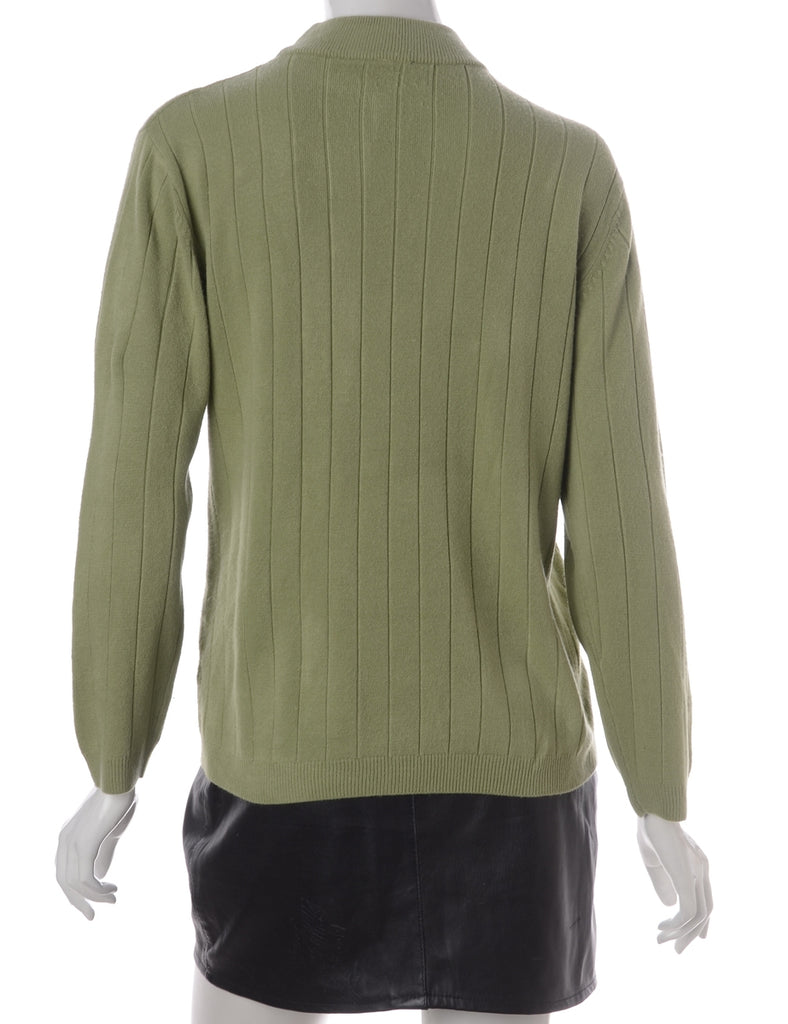 Beyond Retro Label Label Michelle Zip Through Turtle Neck