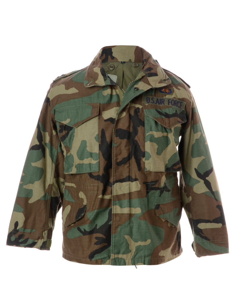Beyond Retro Label Label Military Jacket With Sequin Panel