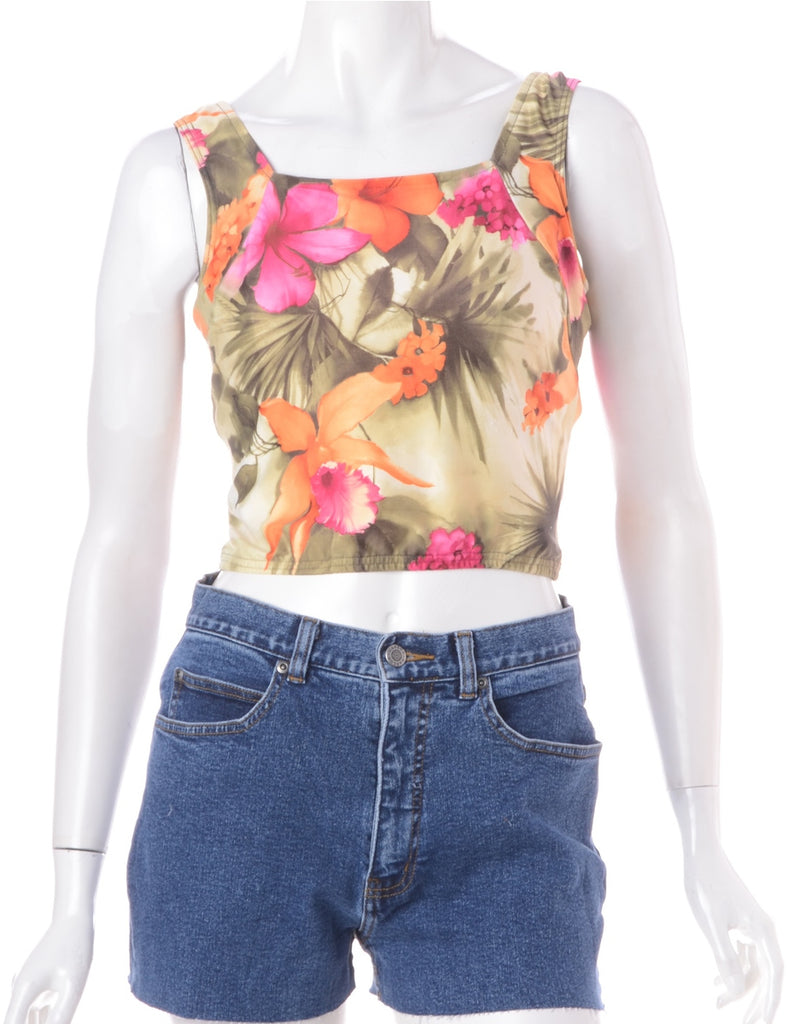 Beyond Retro Label Label Misty Cropped Swimsuit Top