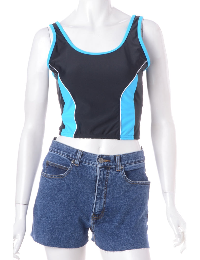 Beyond Retro Label Label Misty Cropped Swimsuit Top