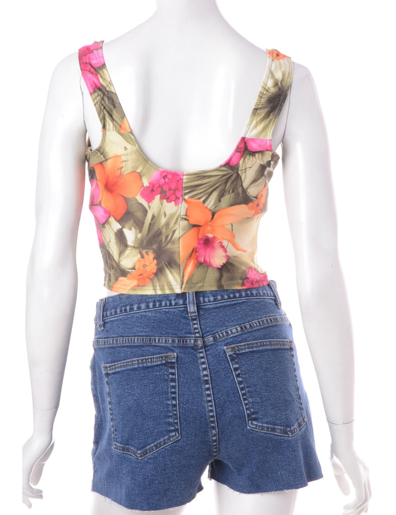 Beyond Retro Label Label Misty Cropped Swimsuit Top