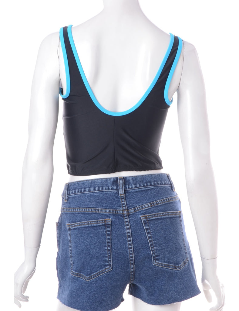 Beyond Retro Label Label Misty Cropped Swimsuit Top
