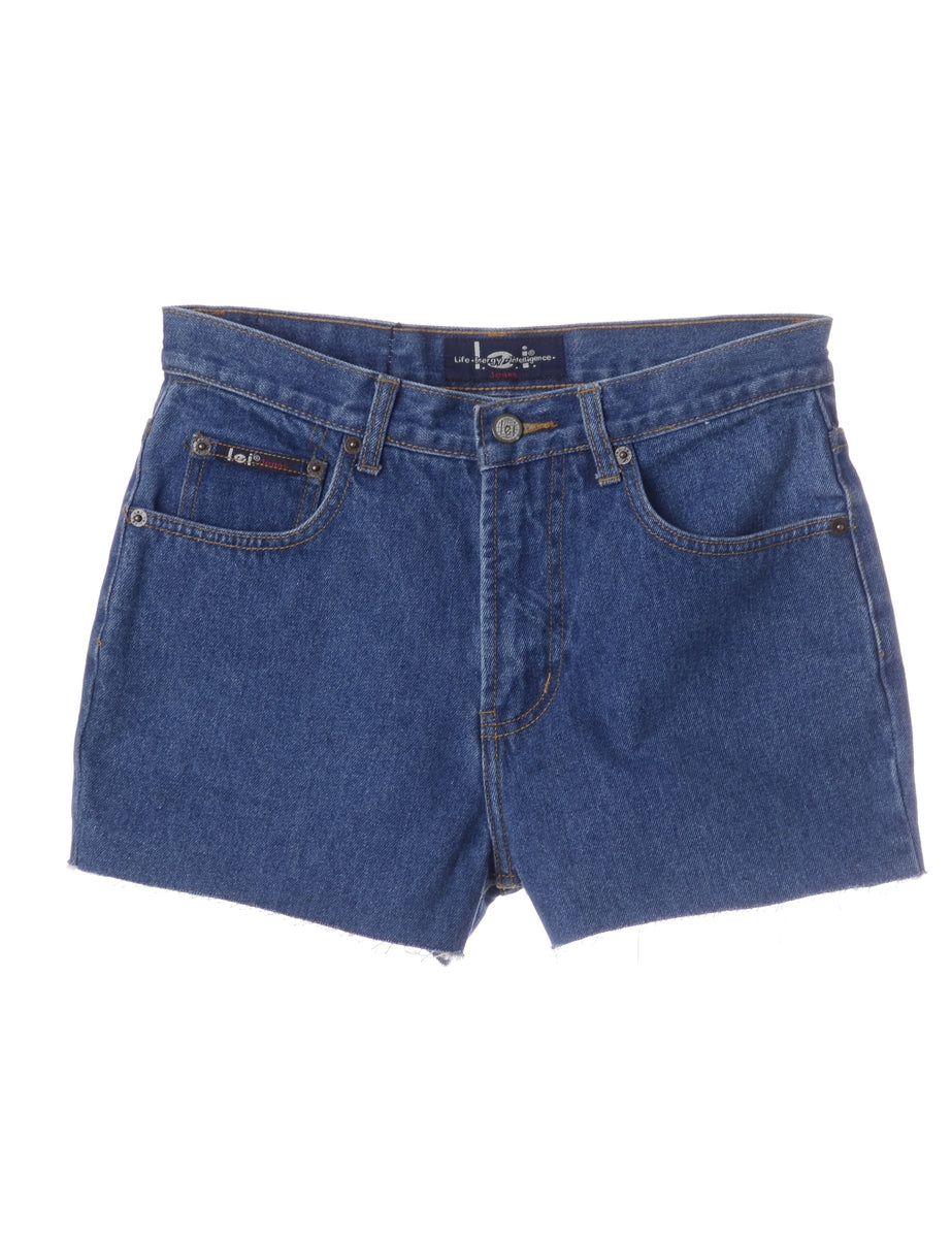 Vintage Label Molly Frayed Denim Shorts