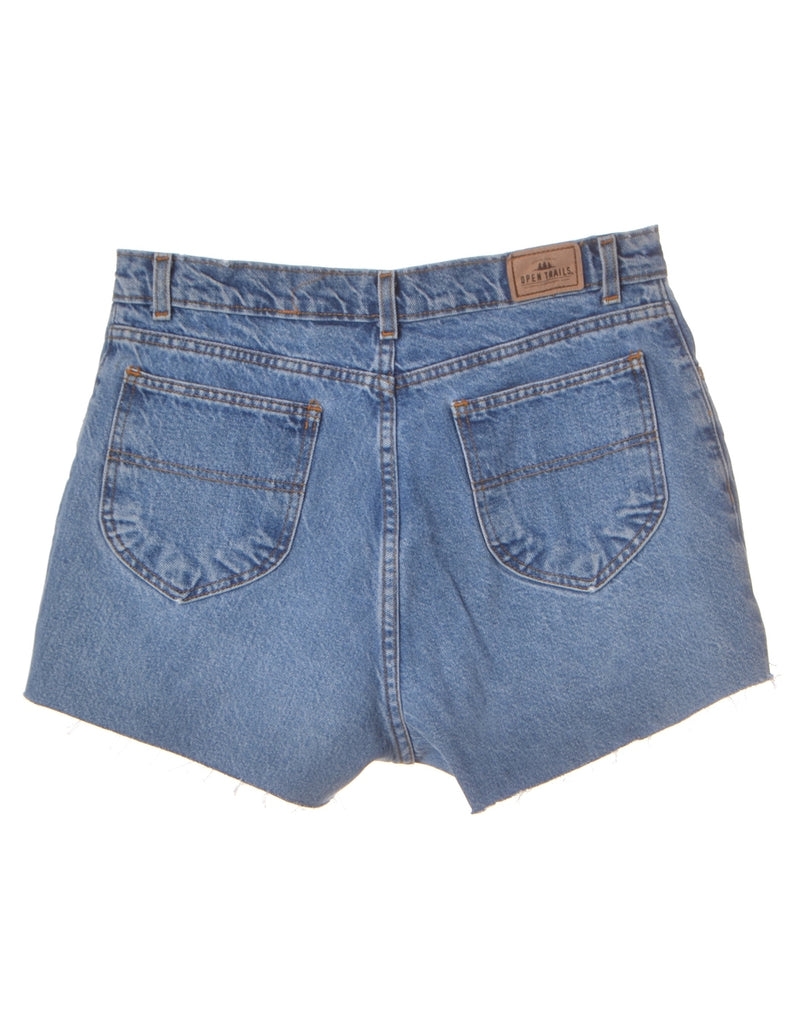 Beyond Retro Label Label Molly Frayed denim shorts