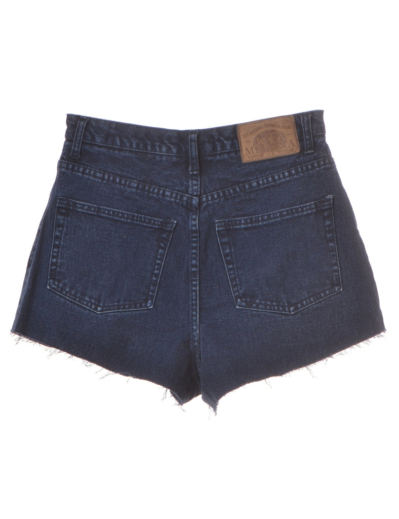 Beyond Retro Label Label Molly Frayed denim shorts