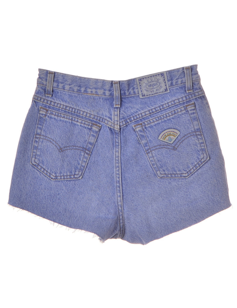 Beyond Retro Label Label Molly Frayed denim shorts