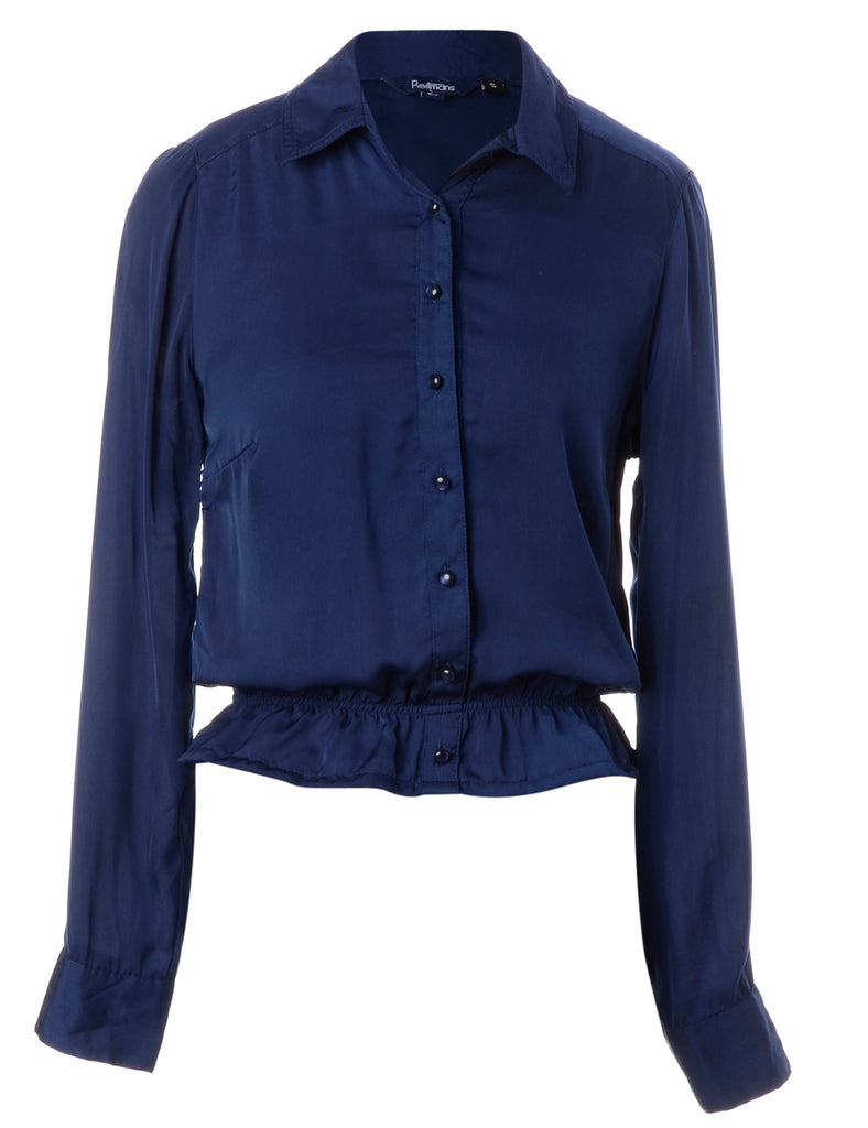 Beyond Retro Label Label Nicole Ruffle Hem Blouse