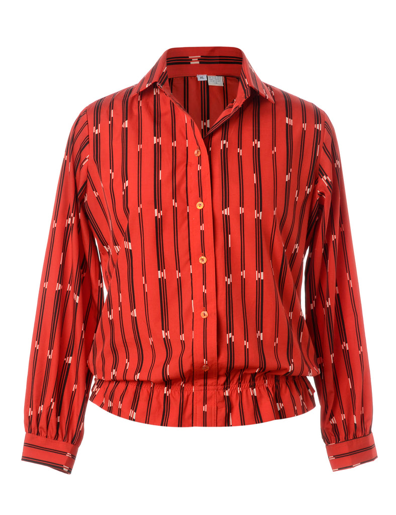 Beyond Retro Label Label Nicole Ruffle Hem Blouse
