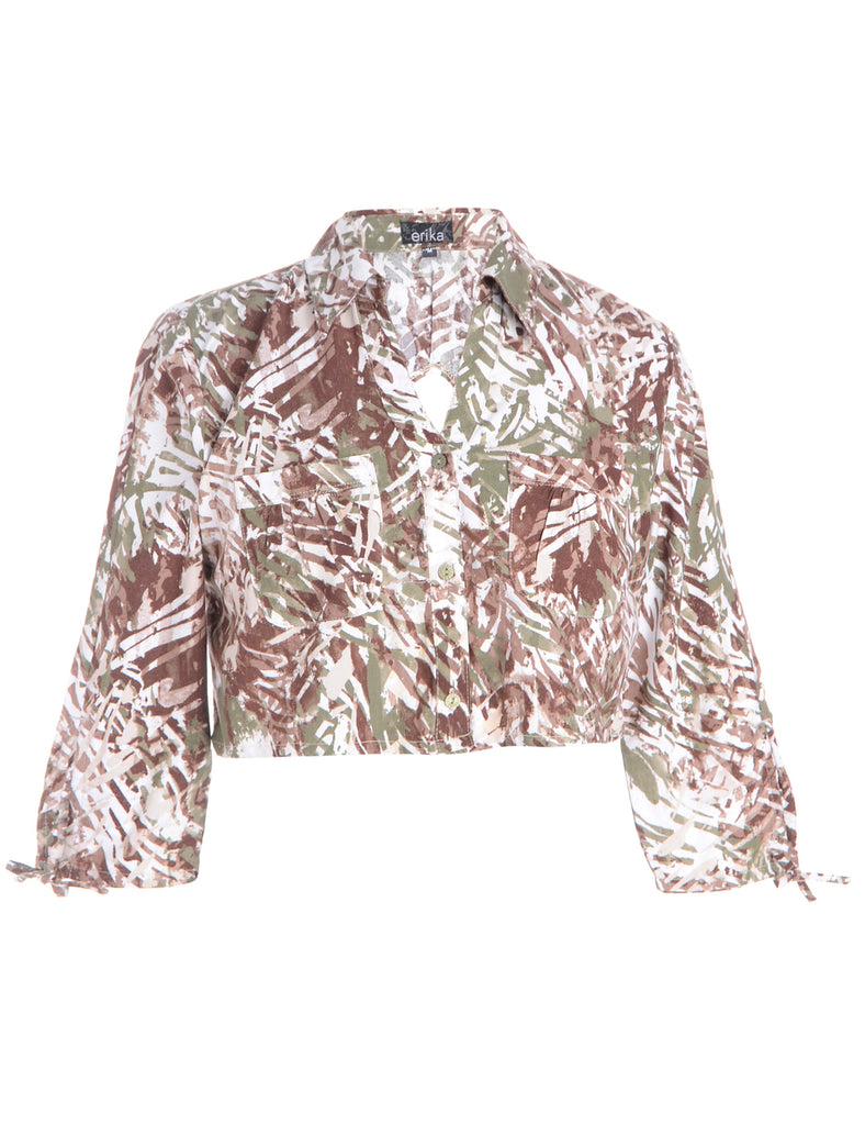 Beyond Retro Label Label Nova Tie Back Blouse