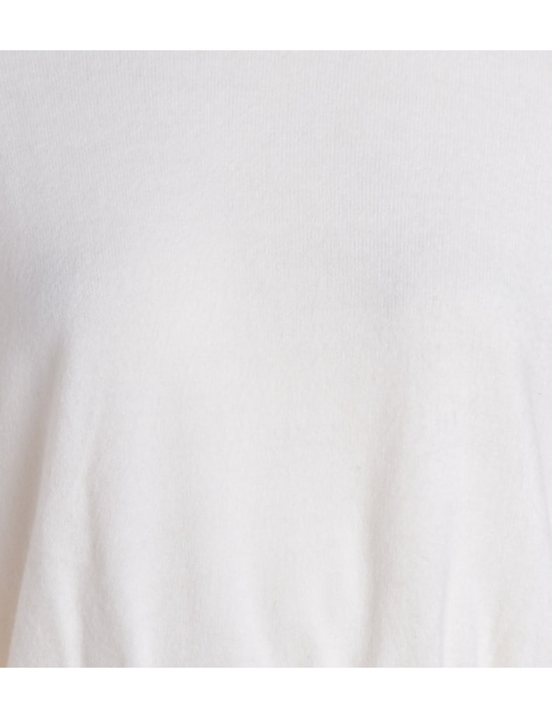 Beyond Retro Label Label Off White Frill Jumper