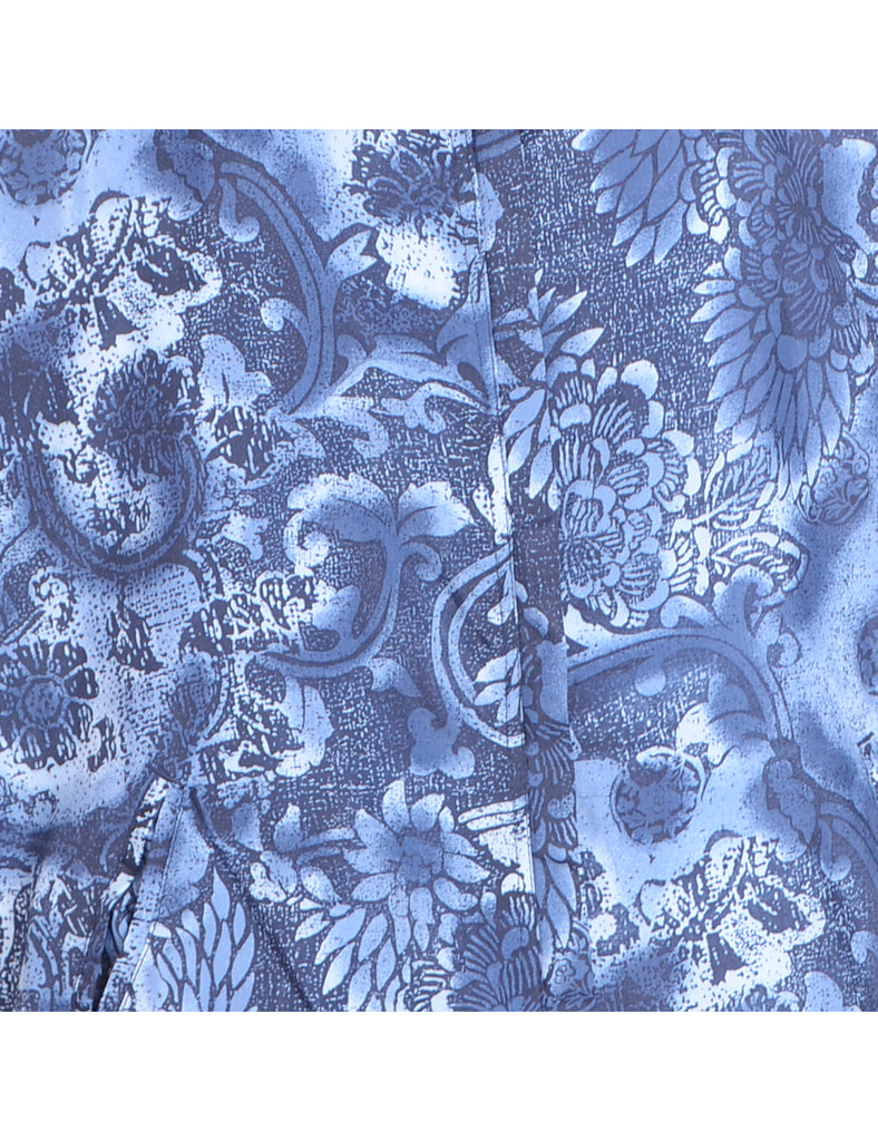 Beyond Retro Label Label Patterned Bomber Jacket