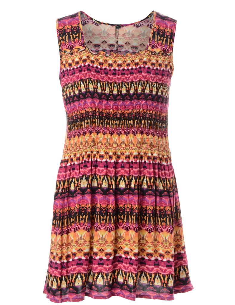 Beyond Retro Label Label Patterned Short Dress