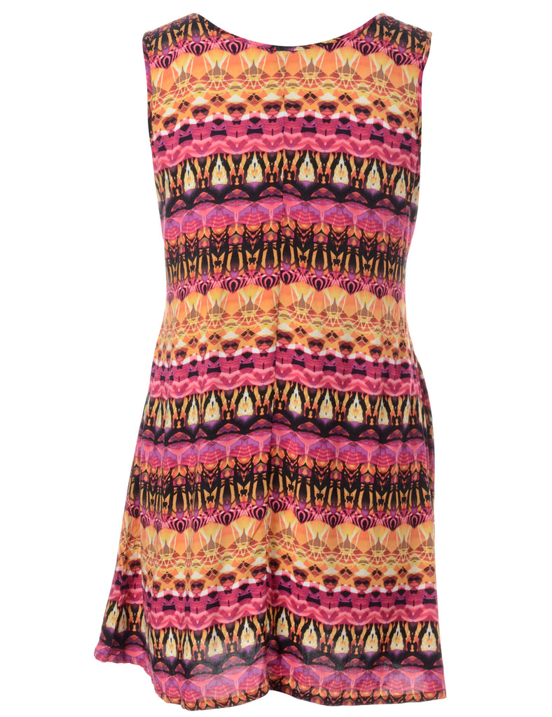 Beyond Retro Label Label Patterned Short Dress