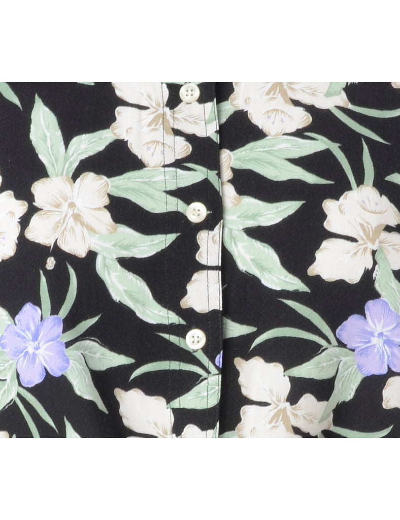 Beyond Retro Label Label Peggy S/S Print Tie Blouse