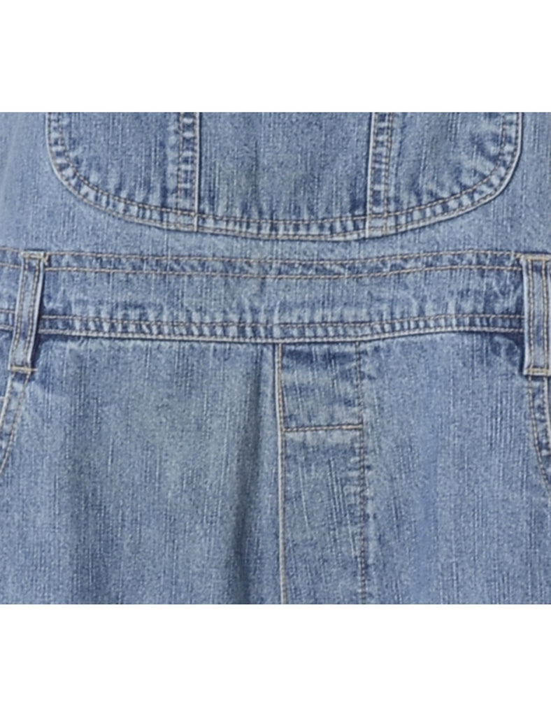 Beyond Retro Label Label Pinafore Cropped Dungaree