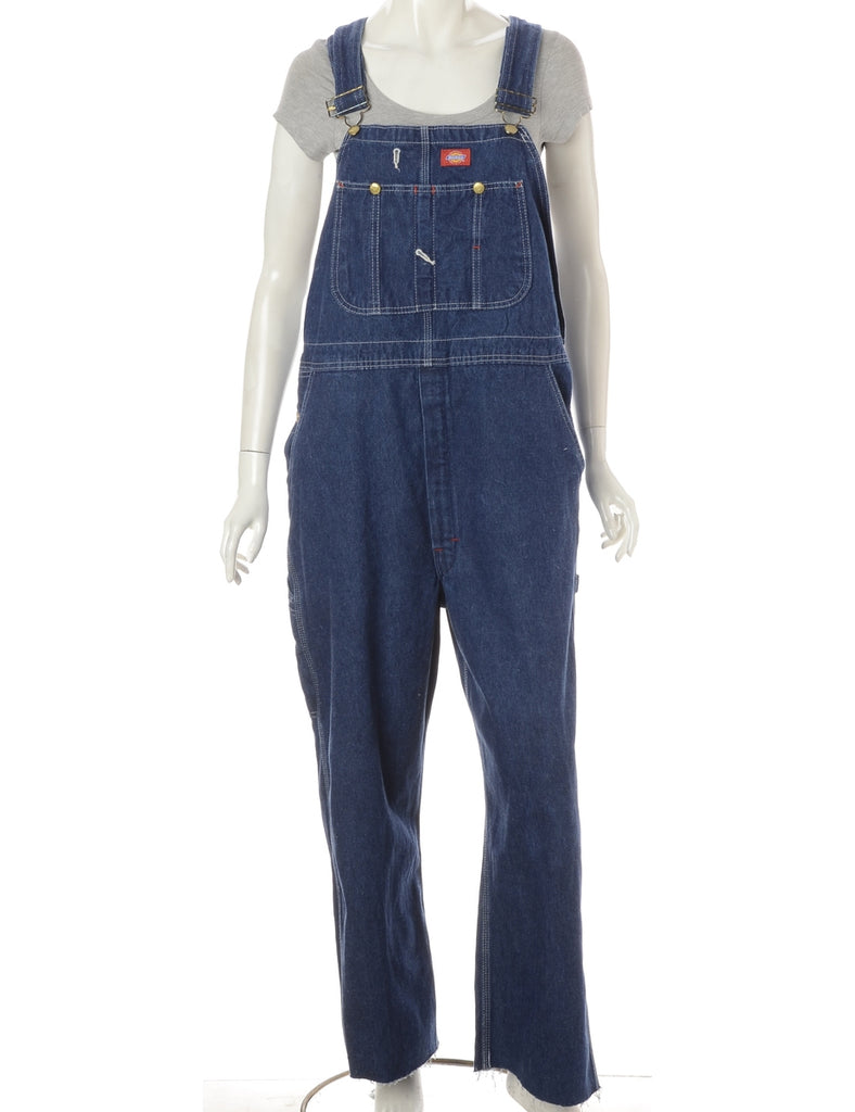 Beyond Retro Label Label Pinafore Cropped Dungarees