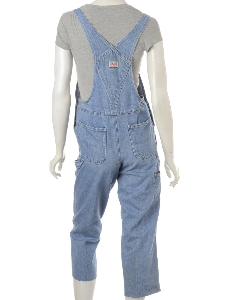 Beyond Retro Label Label Pinafore Cropped Dungarees