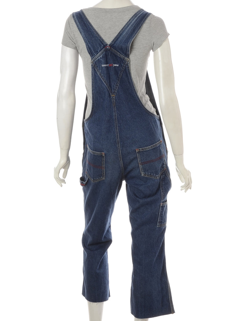 Beyond Retro Label Label Pinafore Cropped Dungarees