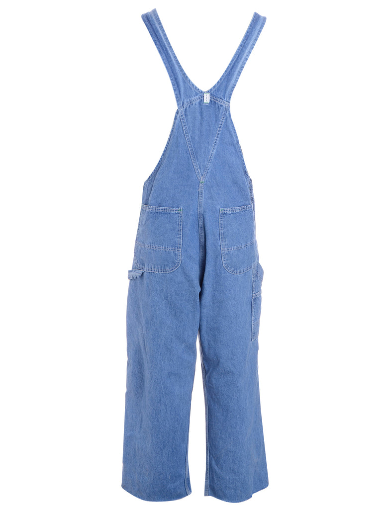 Beyond Retro Label Label Pinafore Cropped Dungarees