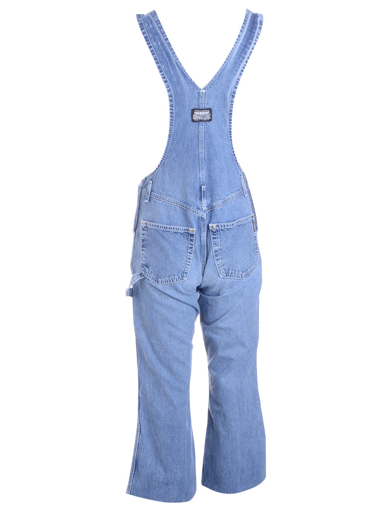 Beyond Retro Label Label Pinafore Cropped Dungarees