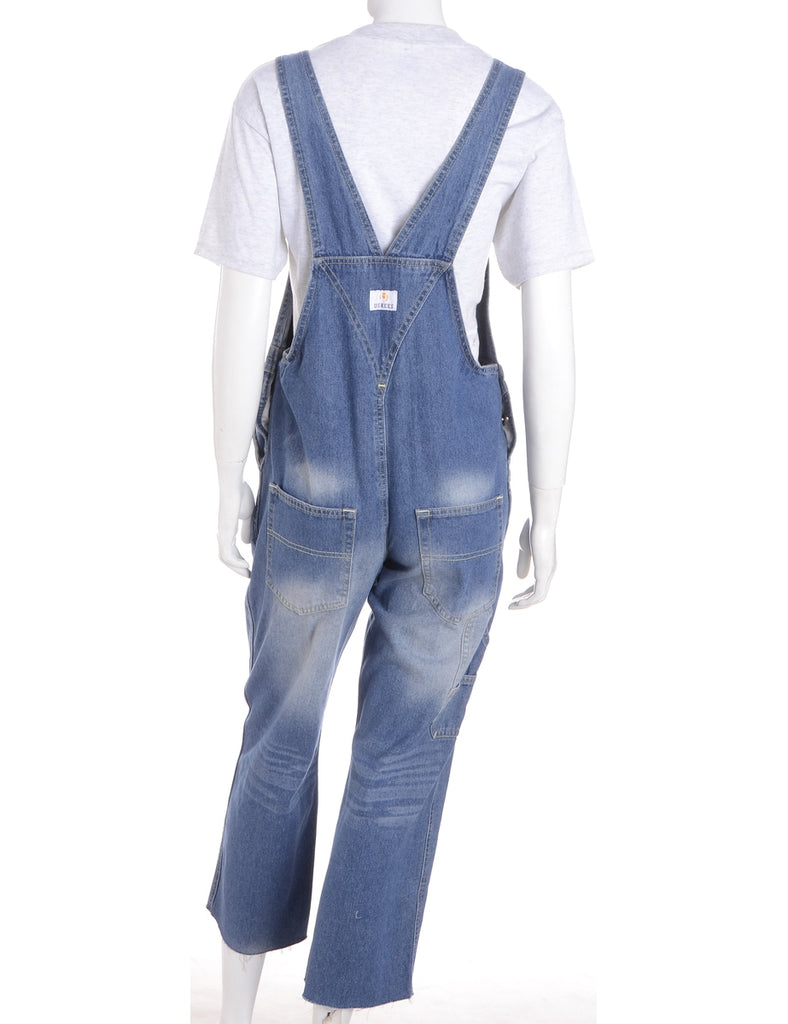 Beyond Retro Label Label Pinafore Cropped Dungarees