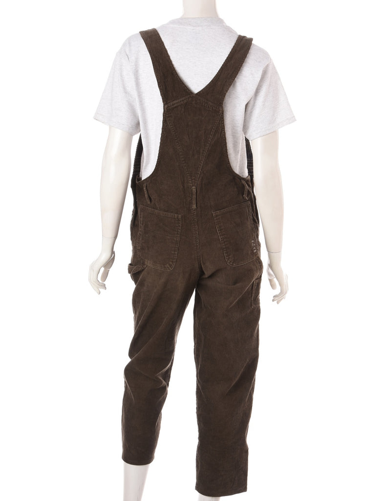 Beyond Retro Label Label Pinafore Cropped Dungarees