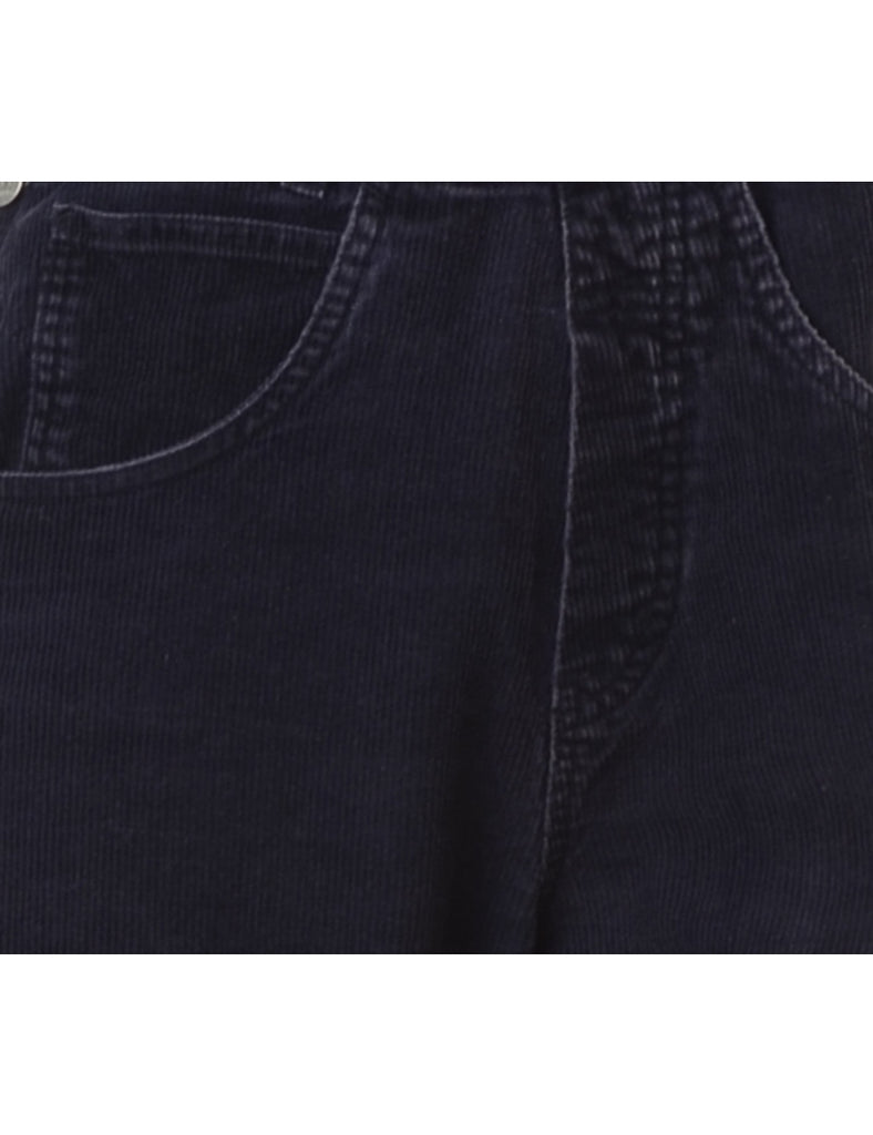 Beyond Retro Label Label Pinafore Cropped Dungarees