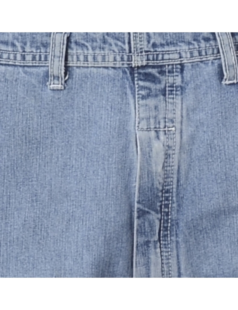 Beyond Retro Label Label Pinafore Cropped Dungarees