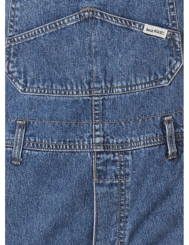 Beyond Retro Label Label Pinafore Cropped Dungarees