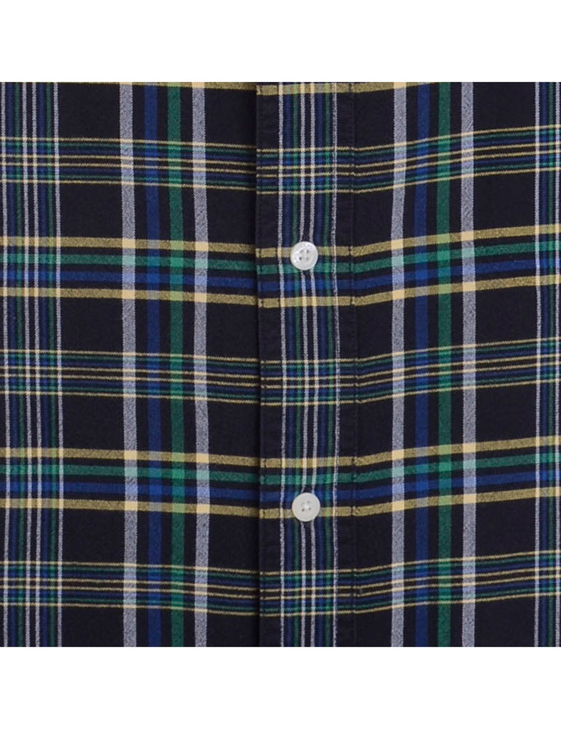 Beyond Retro Label Label Plaid Pinafore Shirt Dress