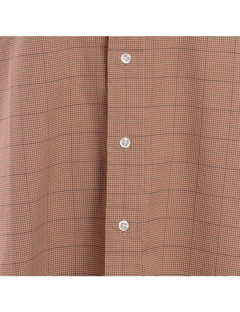 Beyond Retro Label Label Plaid Pinafore Shirt Dress
