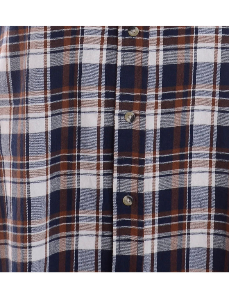 Beyond Retro Label Label Plaid Pinafore Shirt Dress