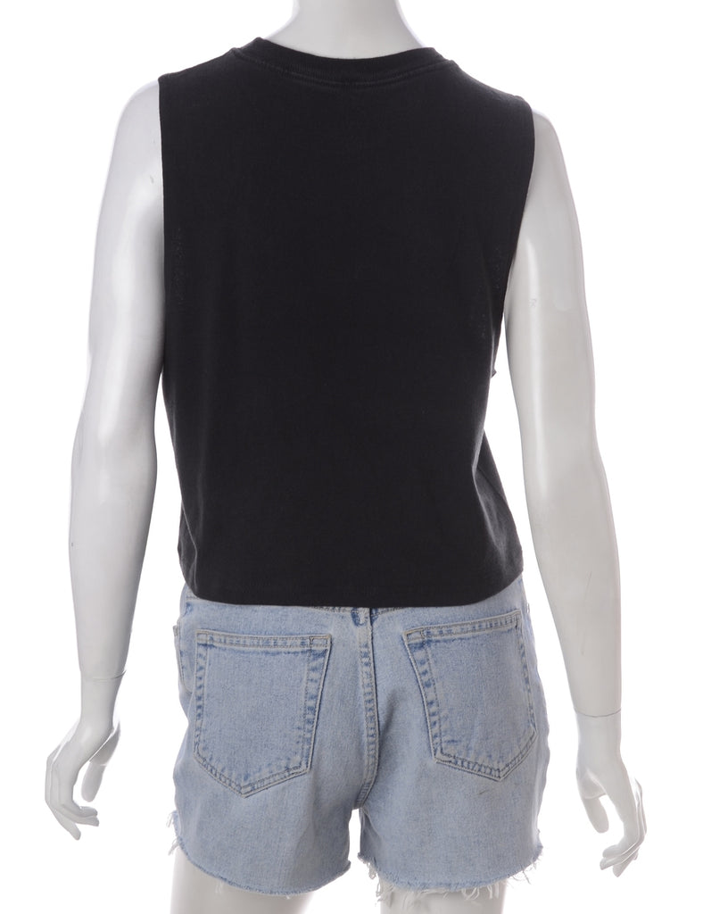 Beyond Retro Label Label Polly Cropped Sports T Vest