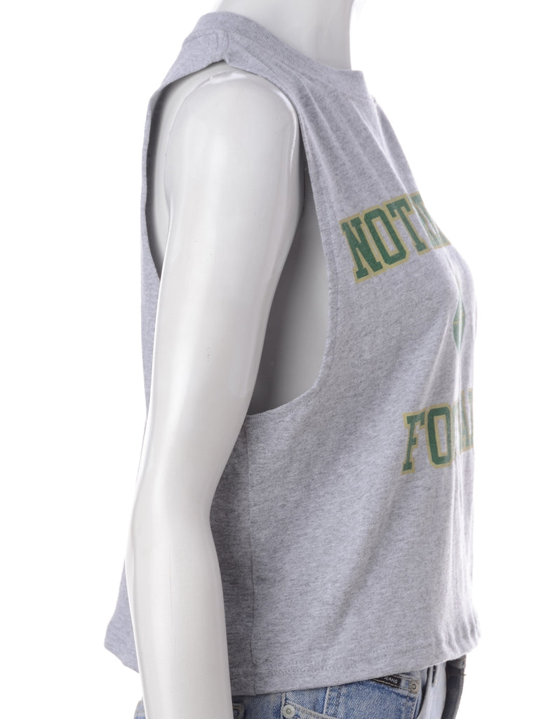 Beyond Retro Label Label Polly Cropped Sports T Vest